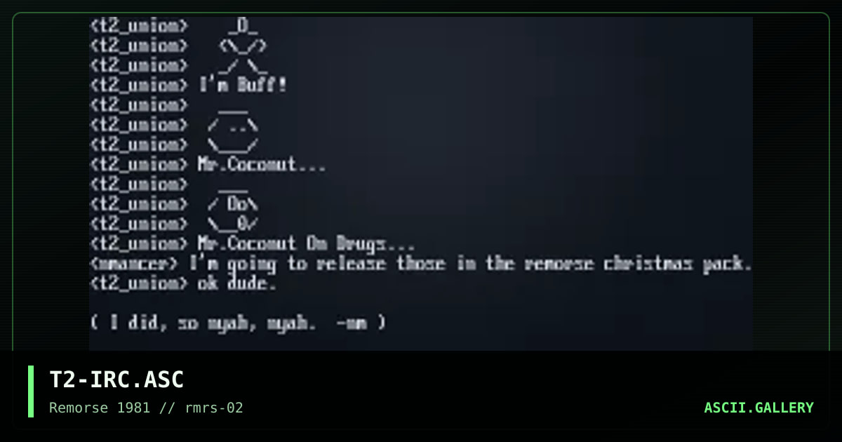 T2-IRC.ASC, by terminator2, 1994