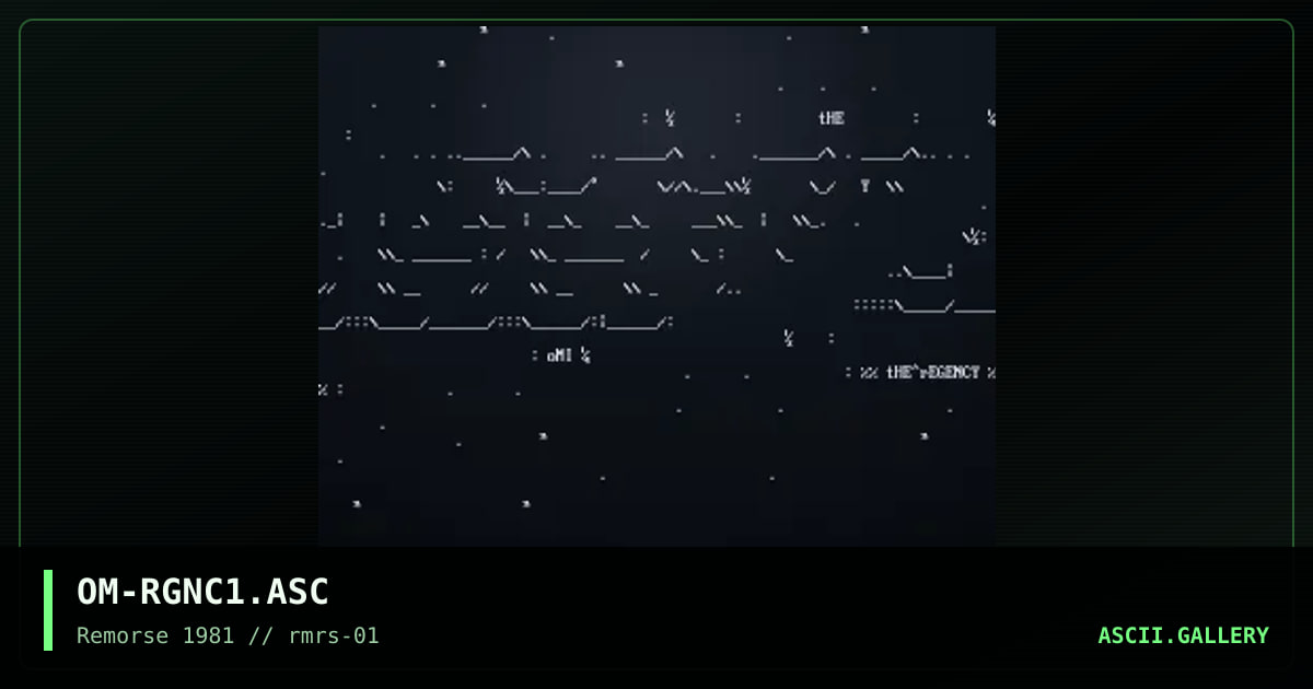 OM-RGNC1.ASC, by omicron, 1994