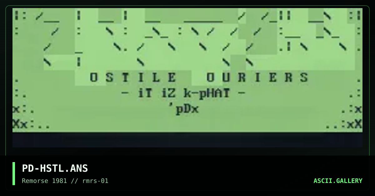 PD-HSTL.ANS, by paradox, 1994