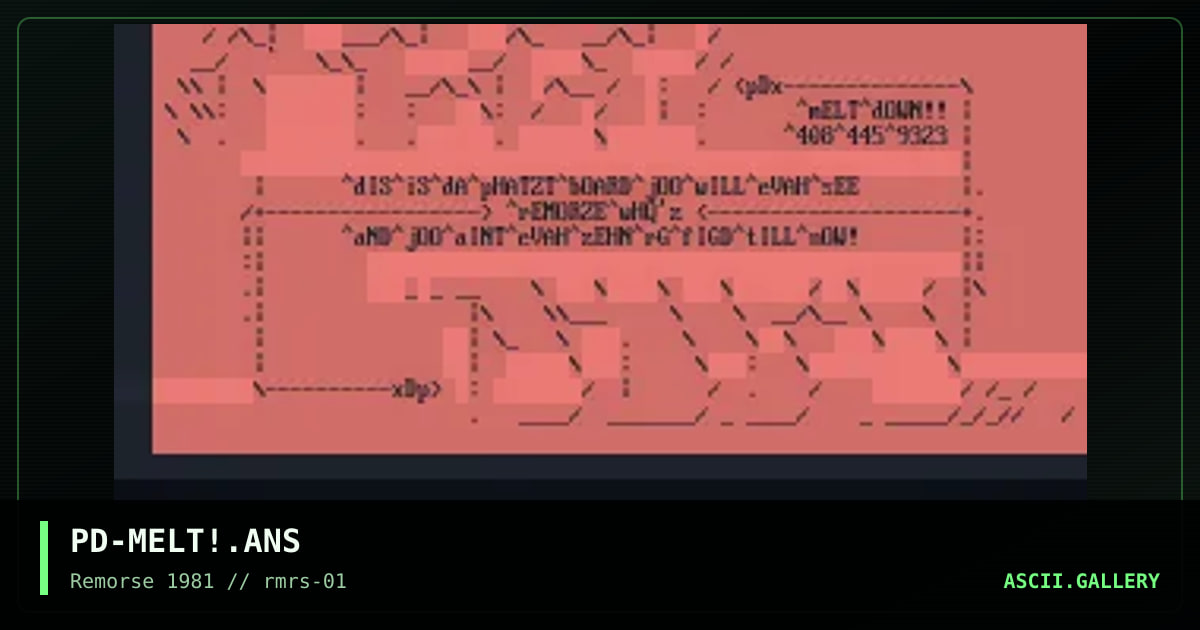 PD-MELT!.ANS, by paradox, 1994
