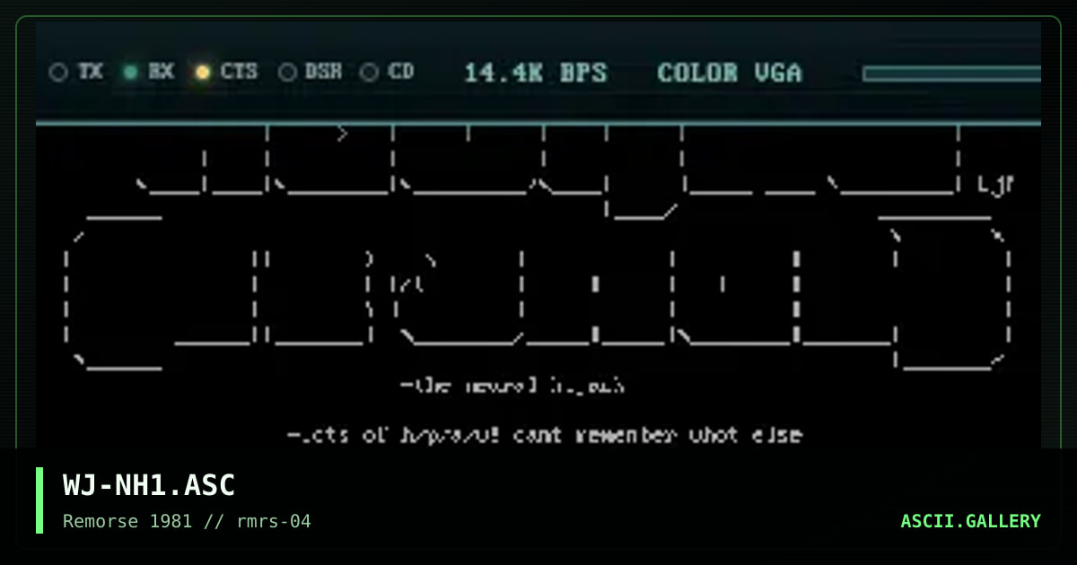 WJ-NH1.ASC, by woj, 1995