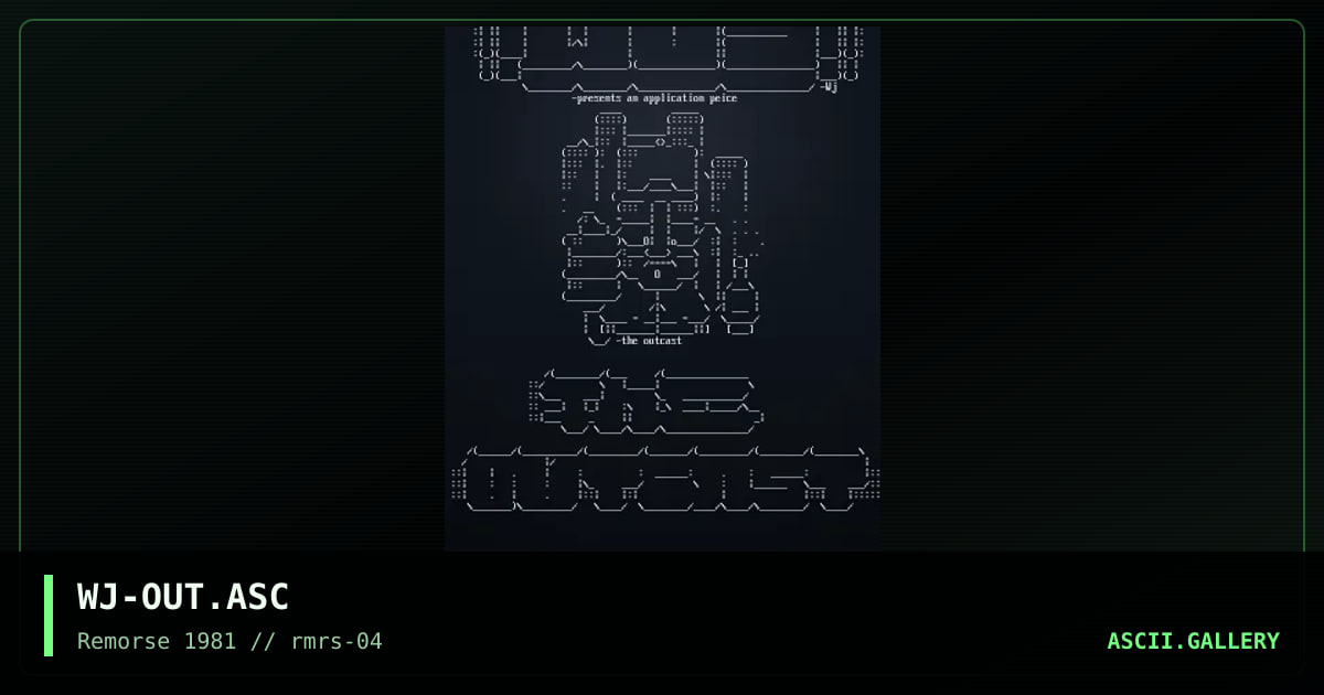 WJ-OUT.ASC, by woj, 1995