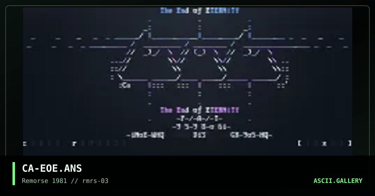 CA-EOE.ANS, by cable, 1995