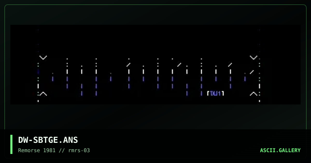 DW-SBTGE.ANS, by dark warrior, 1995
