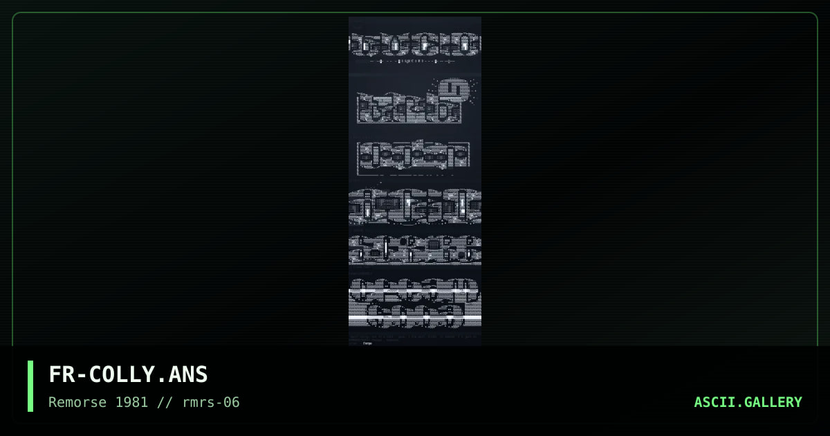 Ascii Collection, by forge, 1996