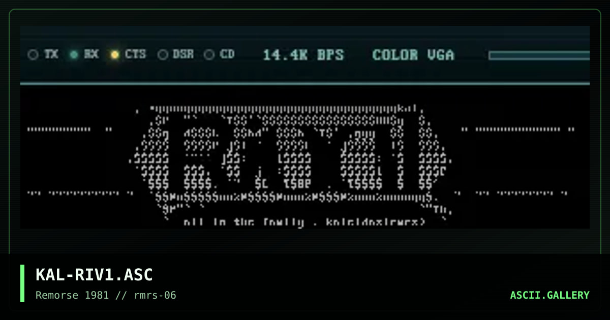 Rival, by kaleidas, 1996