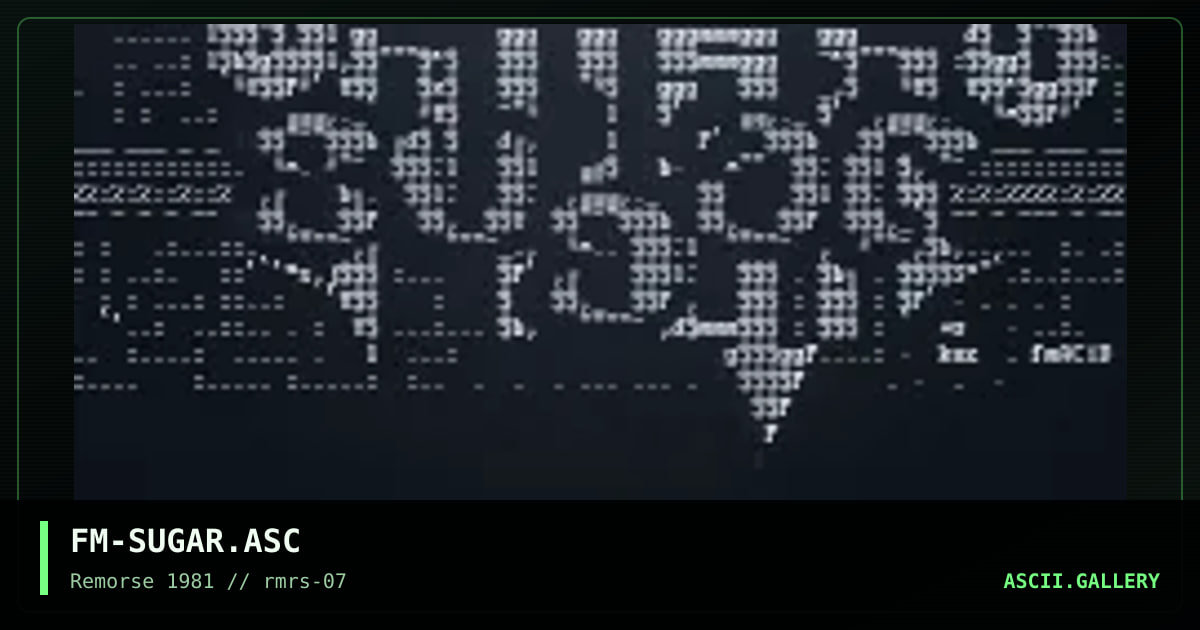 Sugar, by firestorm, 1997