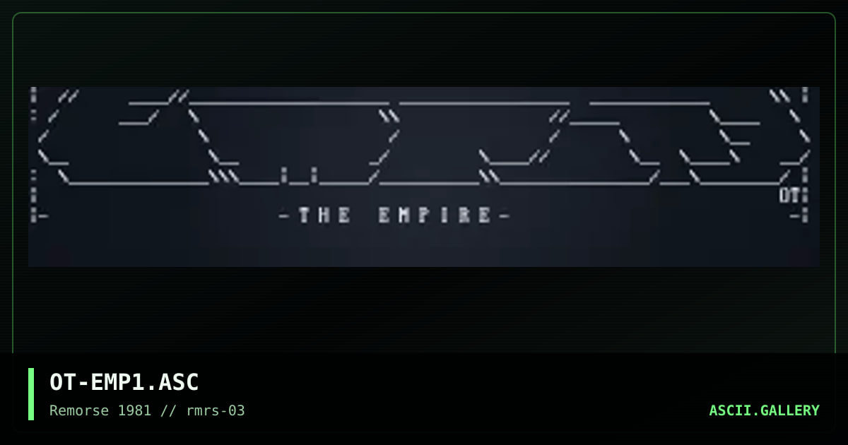 OT-EMP1.ASC, by omot, 1995