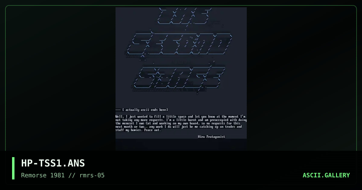 HP-TSS1.ANS, by hiro protagonist, 1995