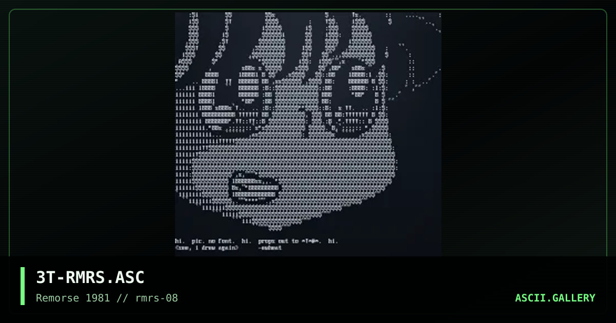 3T-RMRS.ASC, by ewheat, 1997