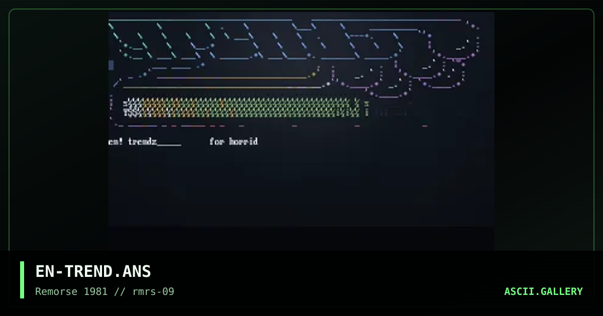 Trends, by endless nameless, 1997
