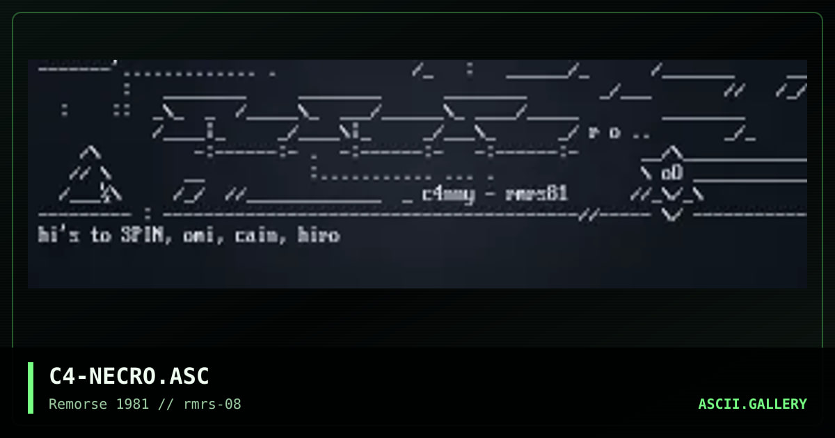 C4-NECRO.ASC, by cannabis, 1997
