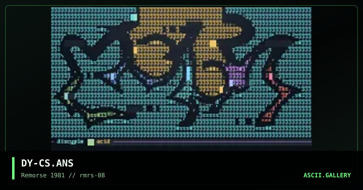 DY-CS.ANS, by discyple, 1997