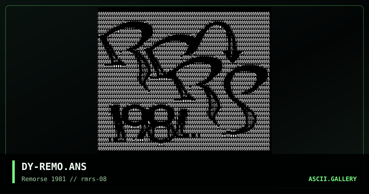 DY-REMO.ANS, by discyple, 1997