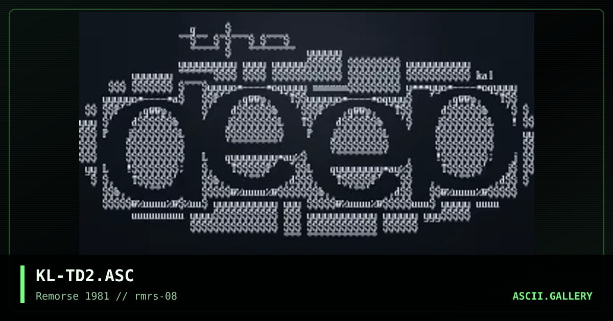 KL-TD2.ASC, by kaleidas, 1997