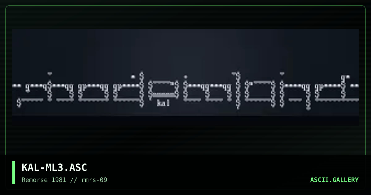 ModemLand, by kaleidas, 1997