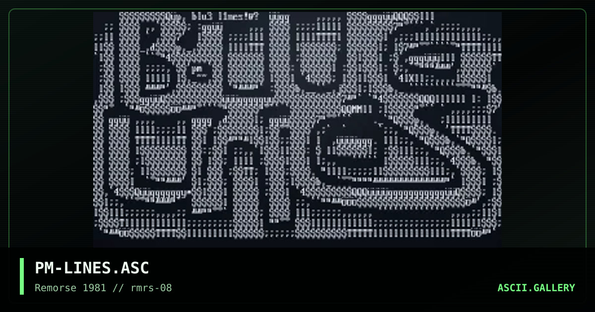 PM-LINES.ASC, by polymorph, 1997