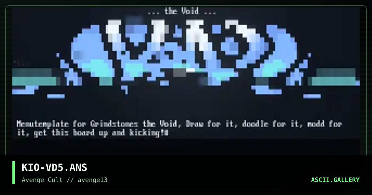 Void menutemplate, by kiomatsu, 1999