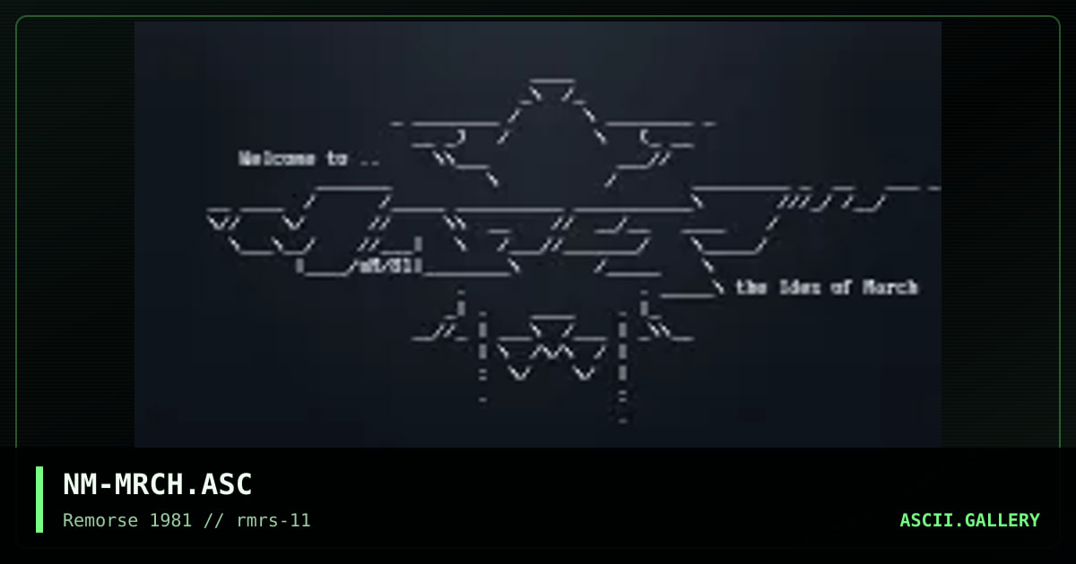 Ides of March, by necromancer, 1997
