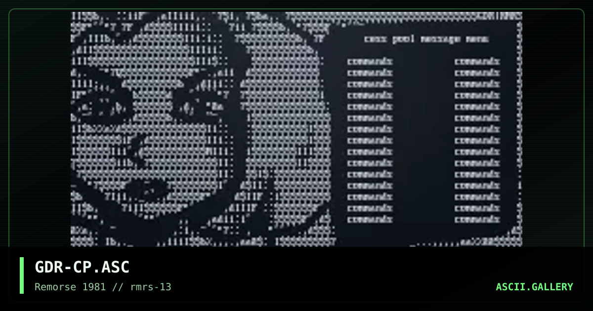 Cess Pool BBS Menu, by gravedancer, 1997