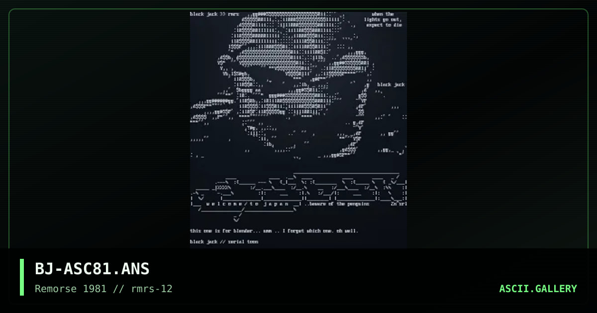 Blender Stuff, by black jack, 1997