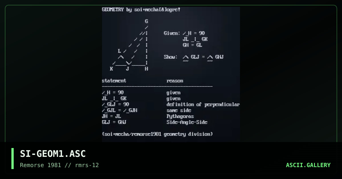 Geometry, by spirit of illusion, 1997