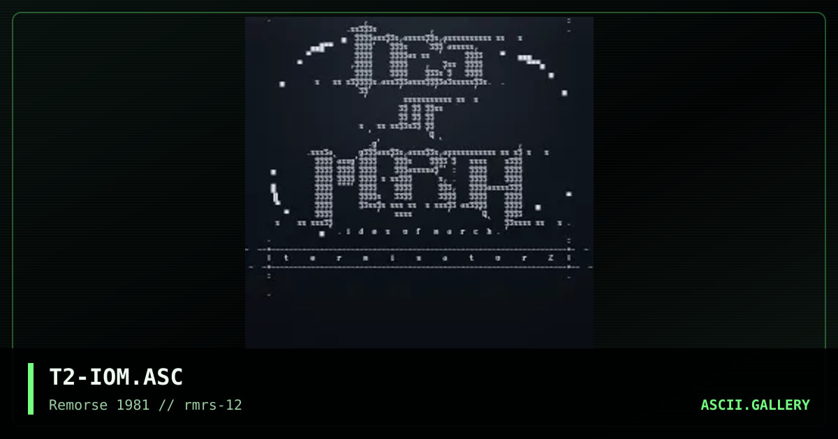 Ides Of March, by terminator2, 1997