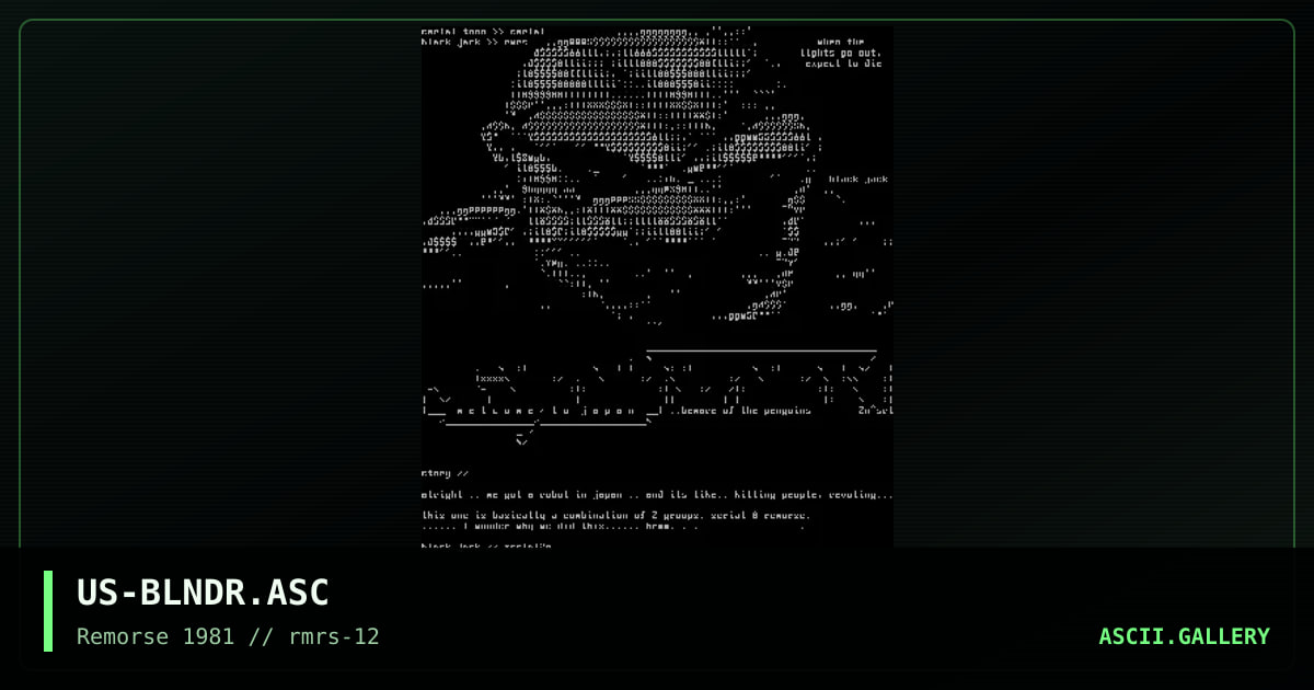 Blender 24 Entry, by serial toon, black jack, 1997
