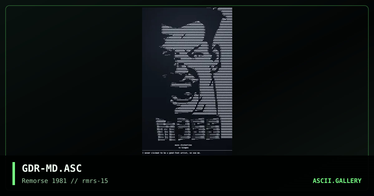 Mass Distortion, by gravedancer, 1997