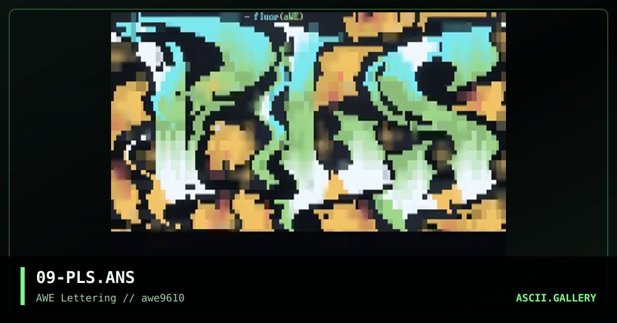 Pulse, by fluor, 1996