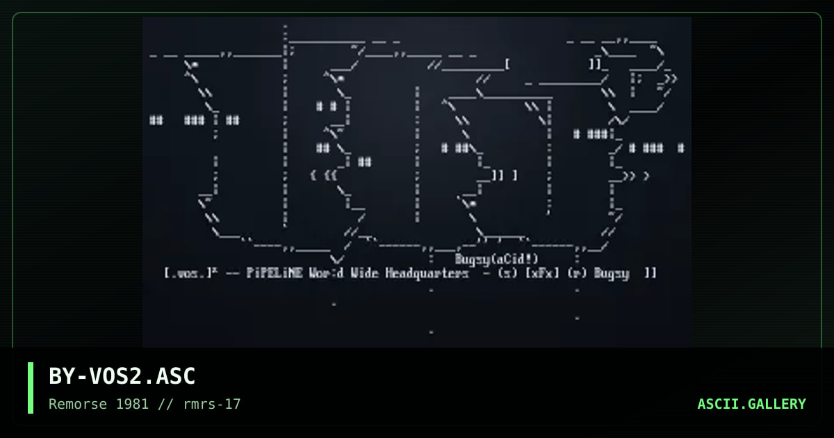 BY-VOS2.ASC, by bugsy, 1997