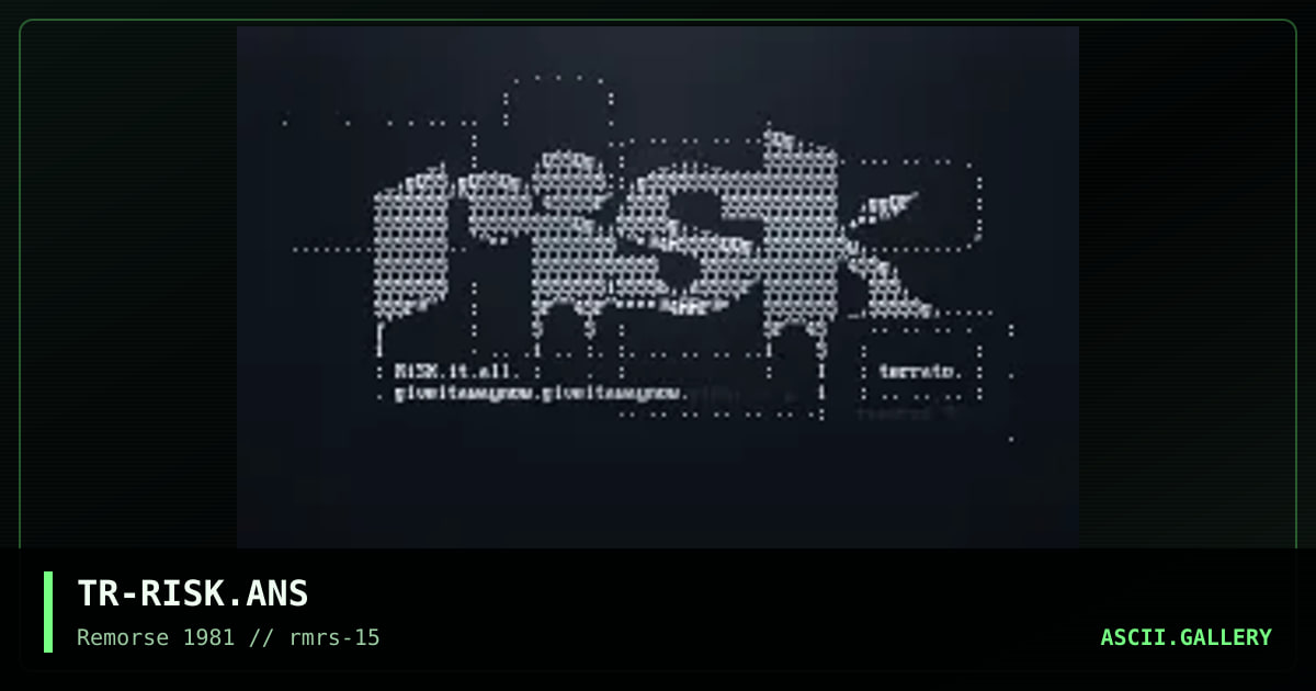 Risk, by terrato, 1997