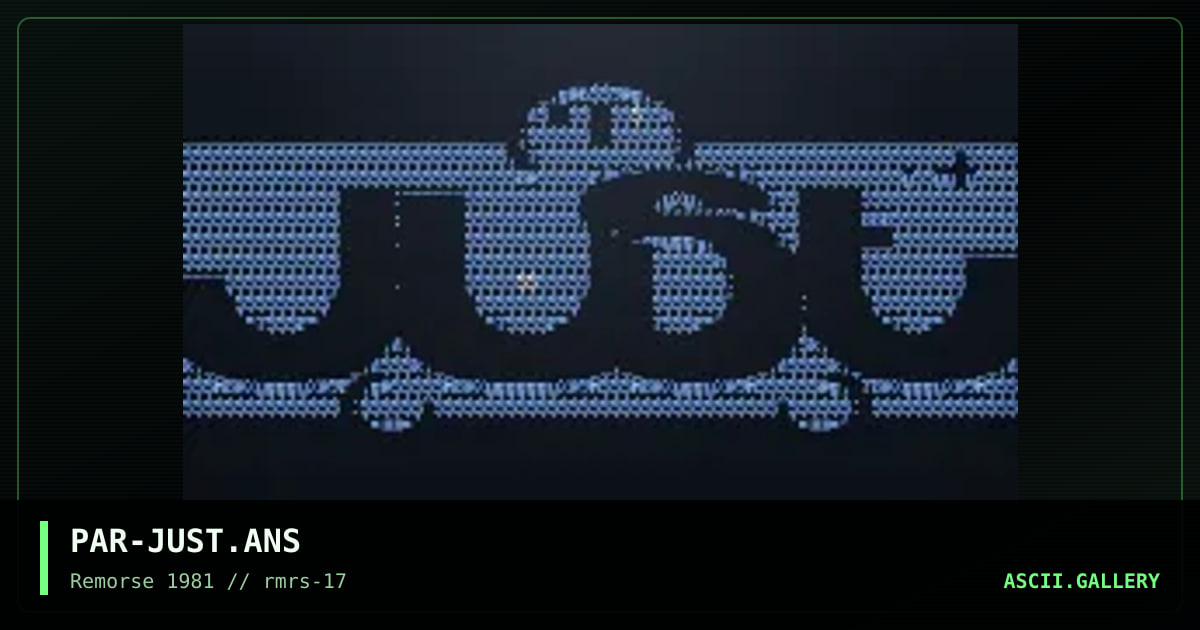 PAR-JUST.ANS, by pariah, 1997