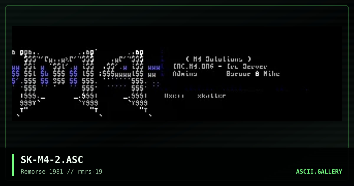 M4.org, by skatter, 1998