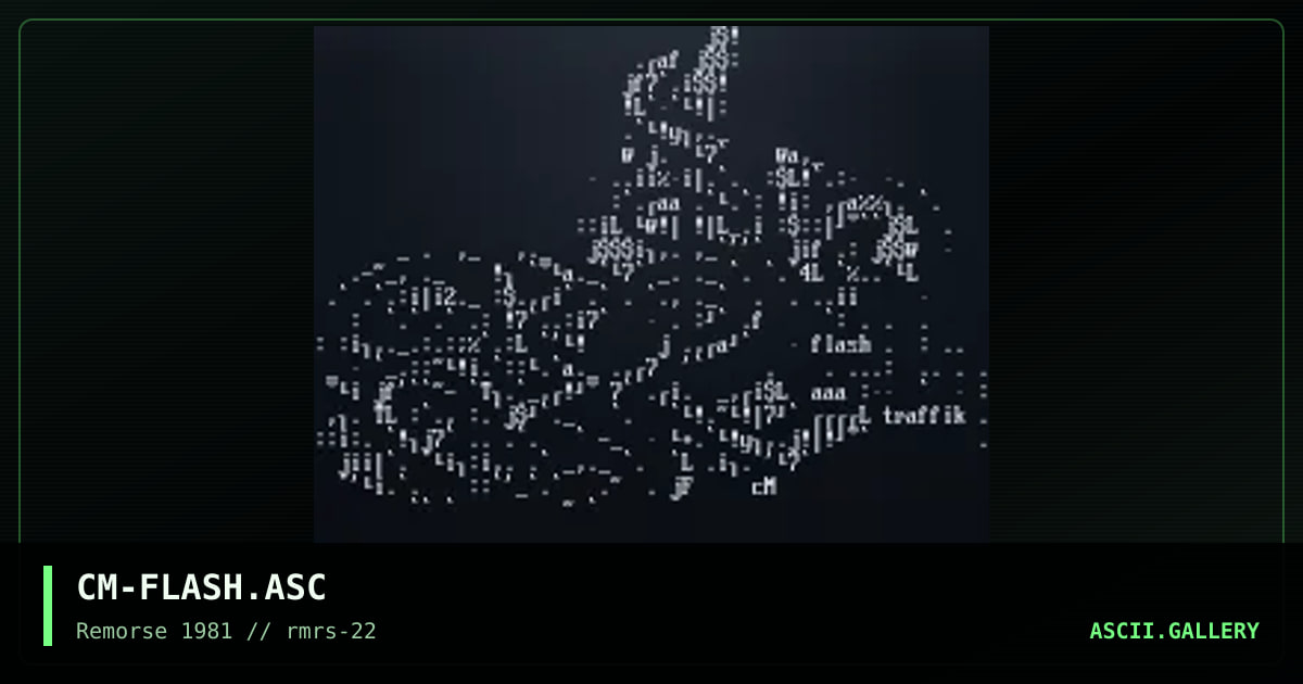 Flash Traffick, by computer man, 1998
