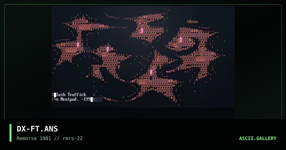 Flash Traffick, by drax, 1998