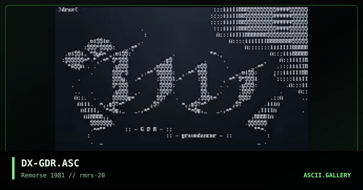 GDR, by drax, 1998