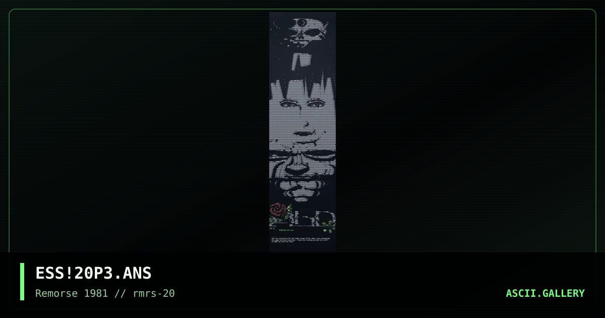 Satwar 03 Entry, by essence, 1998