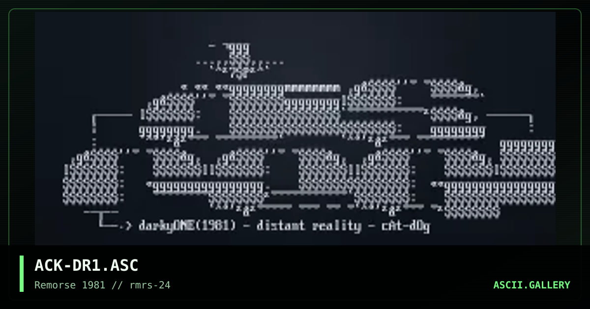 ACK-DR1.ASC, by arrogance, 1998