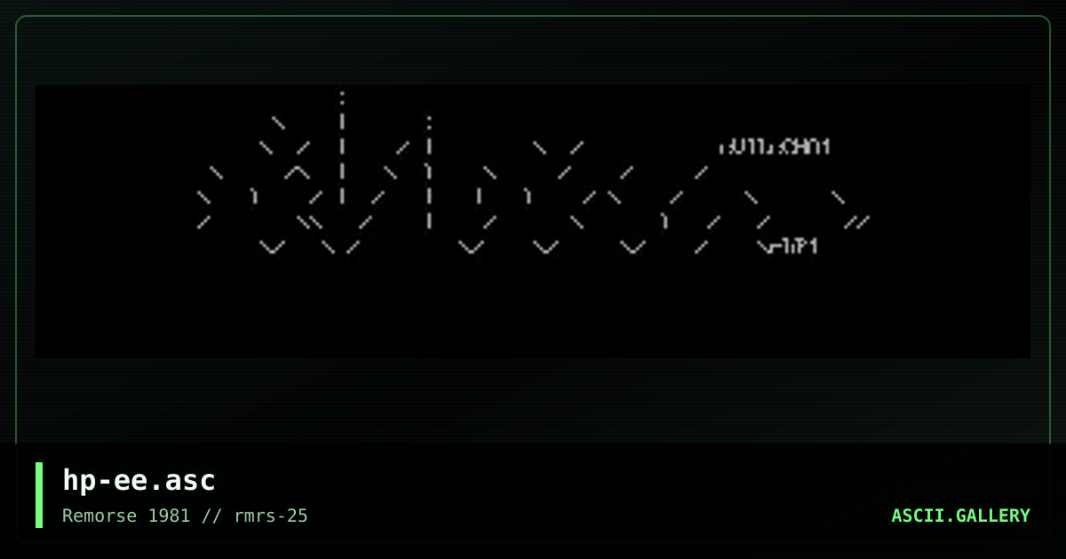 hp-ee.asc, by hiro protagonist, 1998