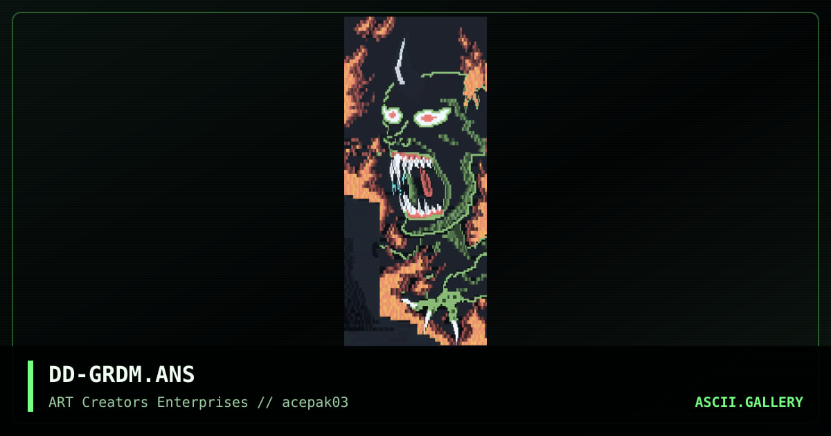 DD-GRDM.ANS, by demented demon, 1993