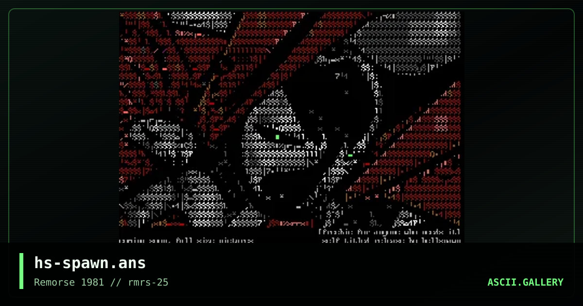 hs-spawn.ans, by hellspawn, 1998