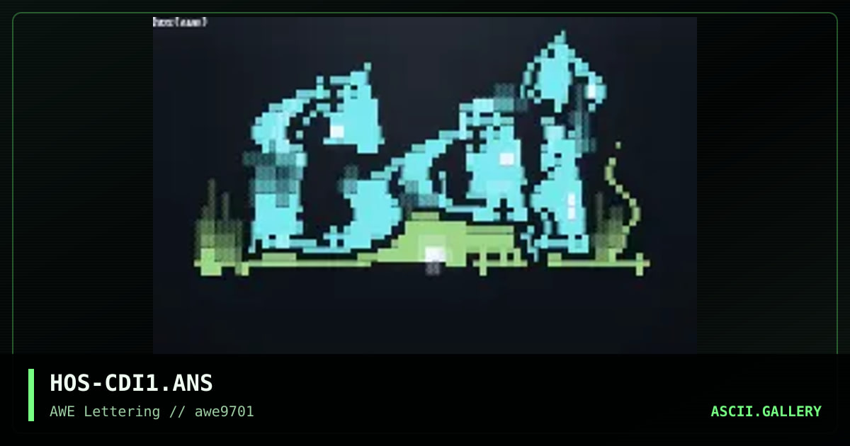 CDI, by hos, 1997
