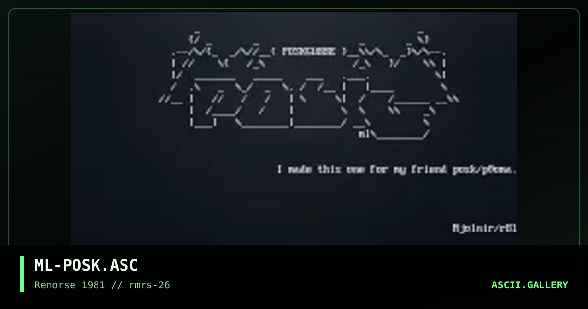 Poskgubbe, by mjolnir, 1998