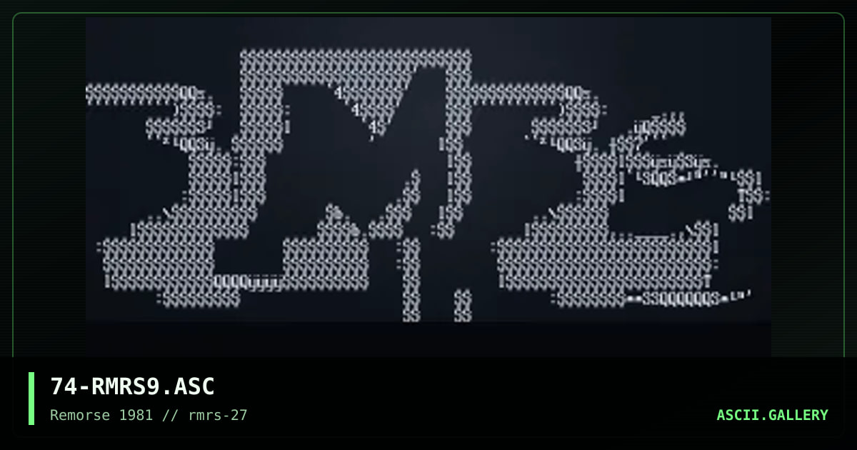 Remorse, by discofunk 1974, 1998