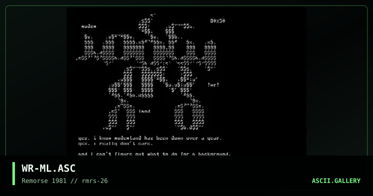 ModemLand, by windrider, 1998