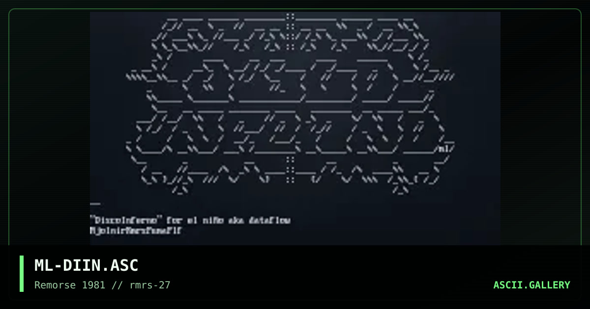 DiscoInferno, by mjolnir, 1998