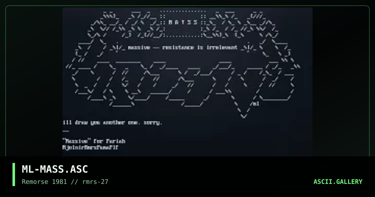 Massive, by mjolnir, 1998