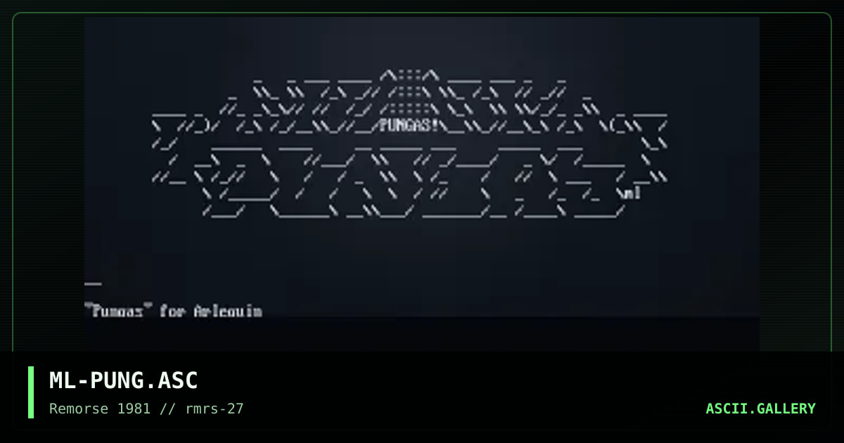 Pungas, by mjolnir, 1998