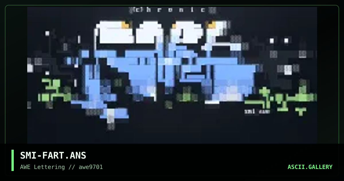 Chronic Farts, by samurai, 1997